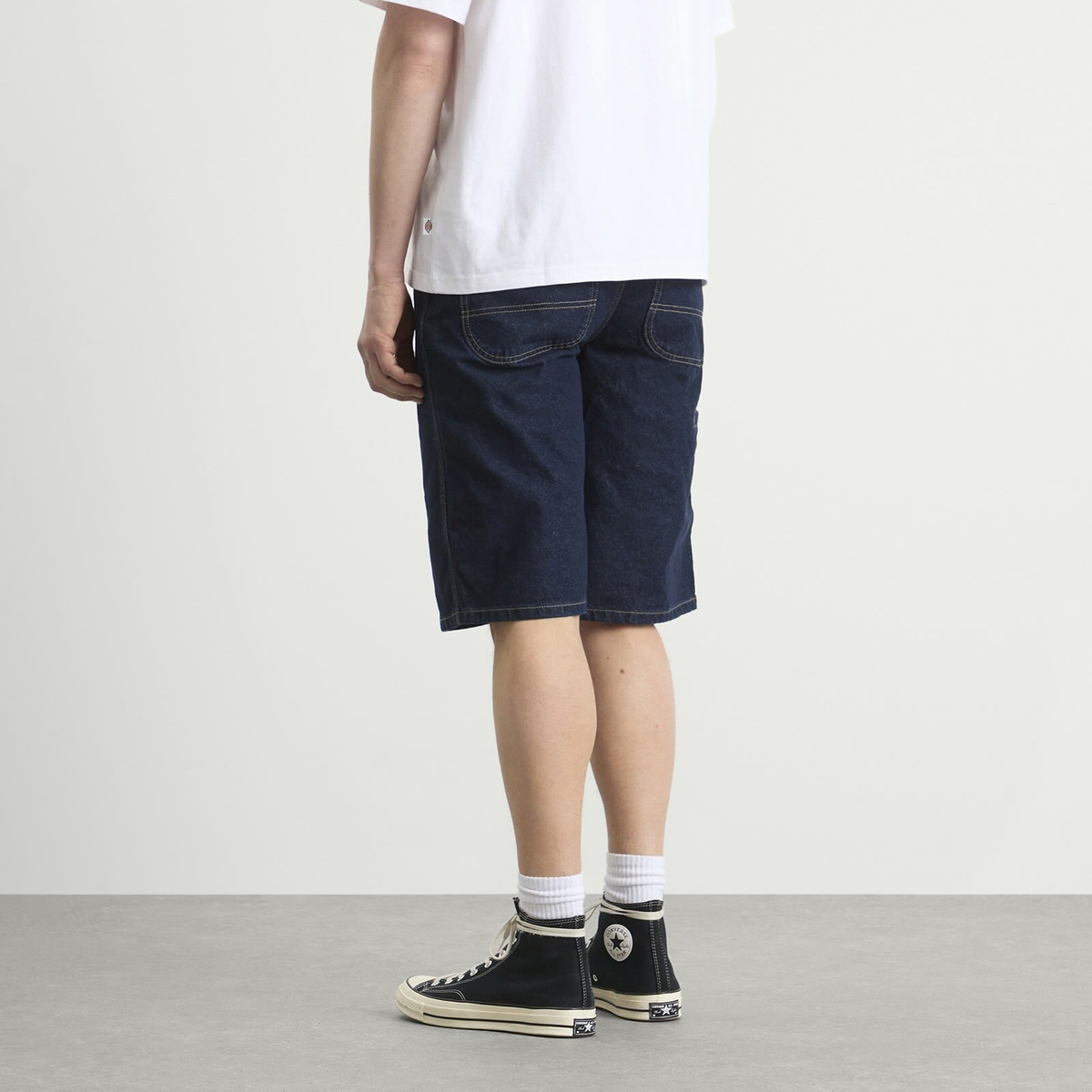 Dickies Men's 958 Loose Denim Shorts in Blue Rinsed