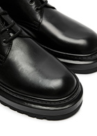 Jacquemus Les Derbies Pavane Leather Derby Shoes Black