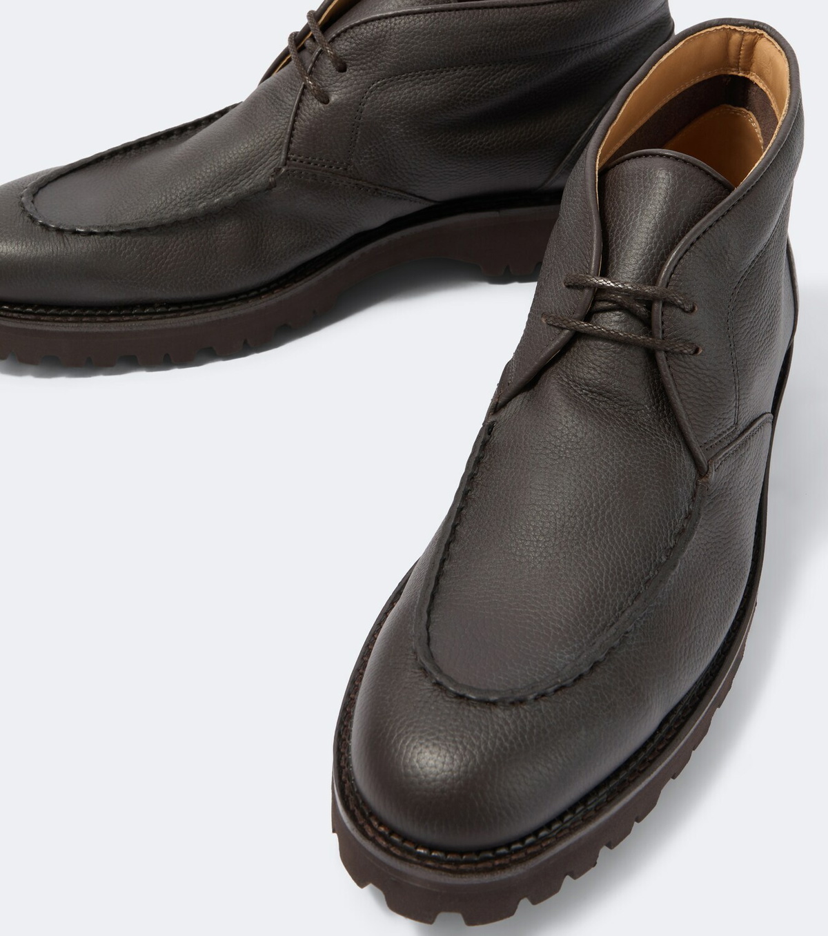 John Lobb Leather desert boots