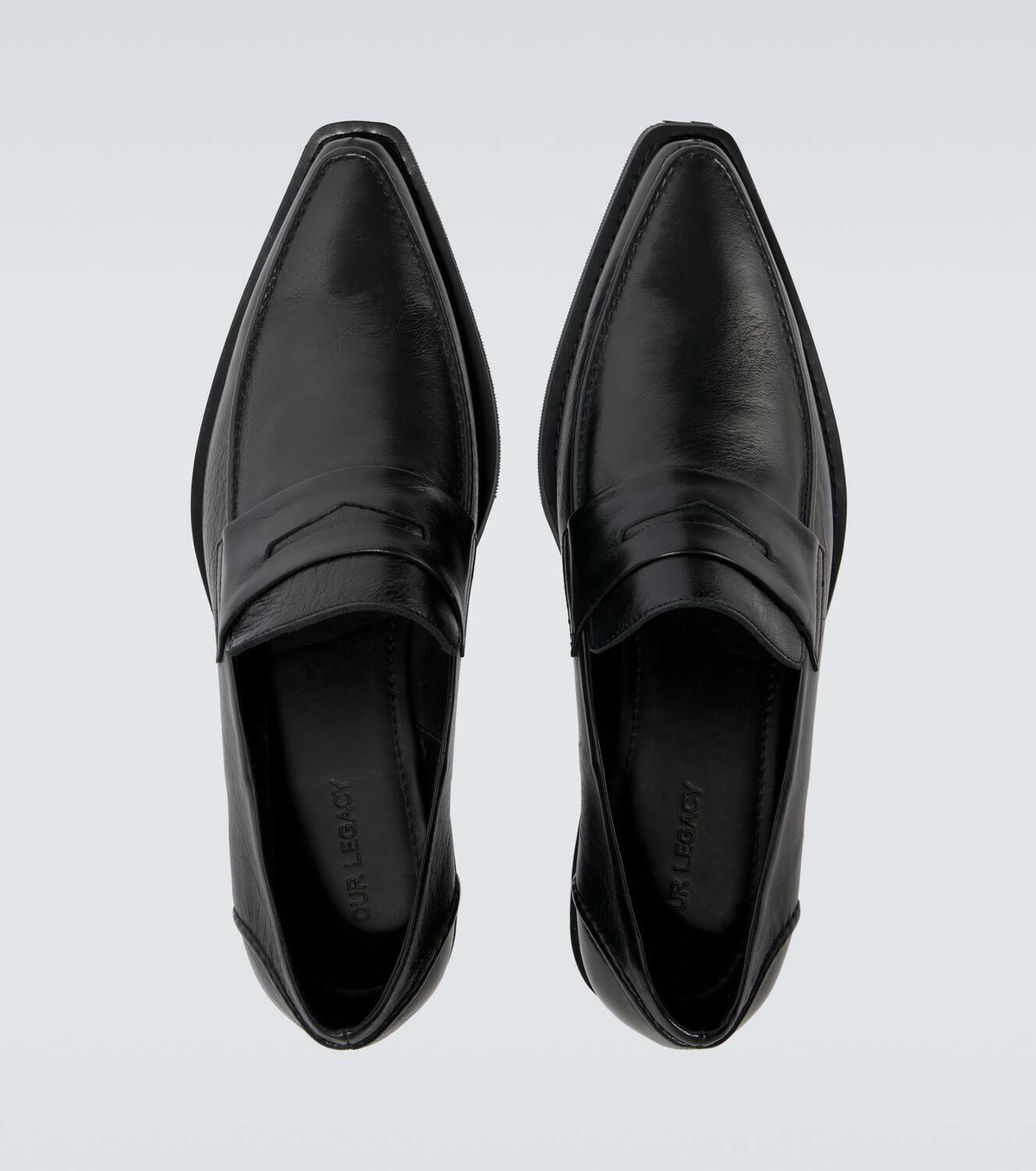 OUR LEGACY CYPHER LOAFER SOMBRE SATIN BOVINE | TODAY CLOTHING