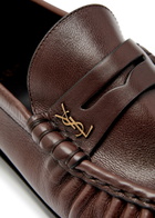 Saint Laurent Le Loafer 15 Leather Loafers Brown