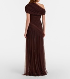 De La Vali Himala gathered tulle gown