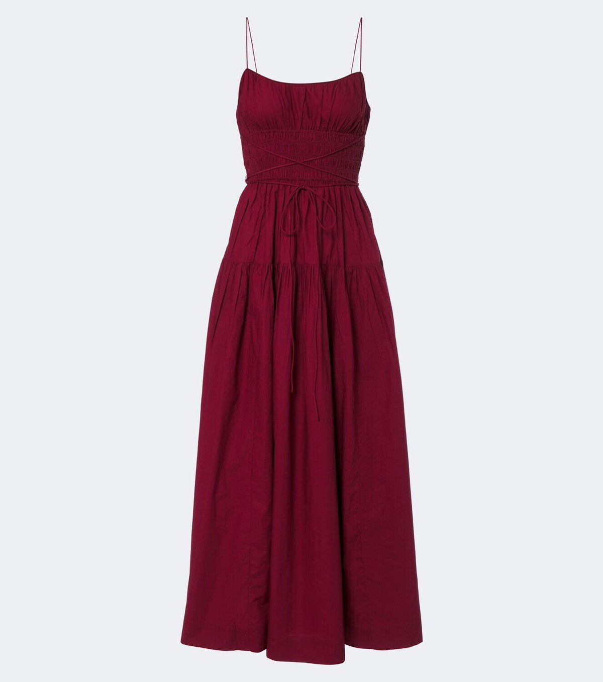 Dôen Safia cotton poplin maxi dress