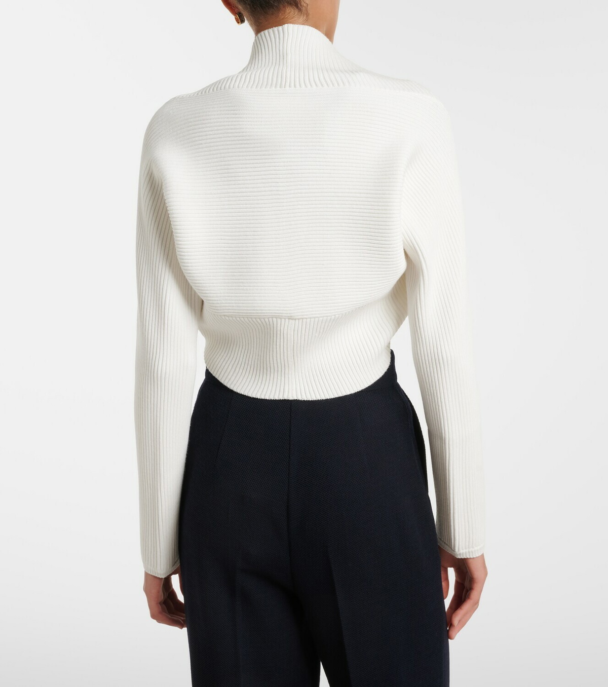Max Mara Knitted floral-appliqué shrug