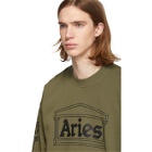 Aries Brown Column Sweatshirt