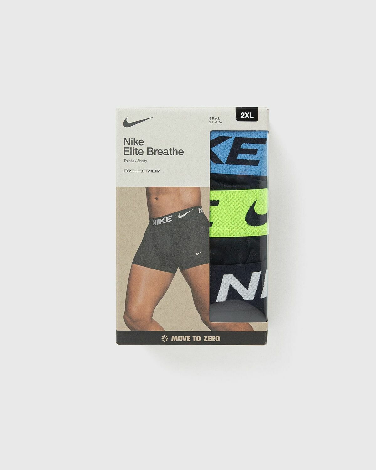 Nike ELITE BREATHE TRUNK 3PK Black Mens Boxers & Brief