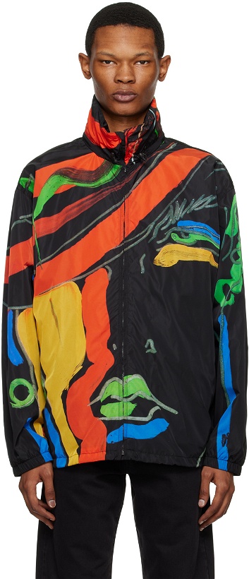 Photo: Moschino Multicolor Printed Jacket