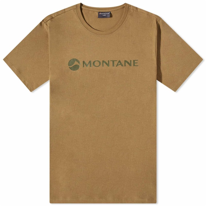 Photo: Montane Men's Mono Logo T-Shirt in Olive