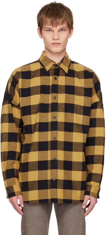 Photo: Palm Angels Yellow Check Shirt