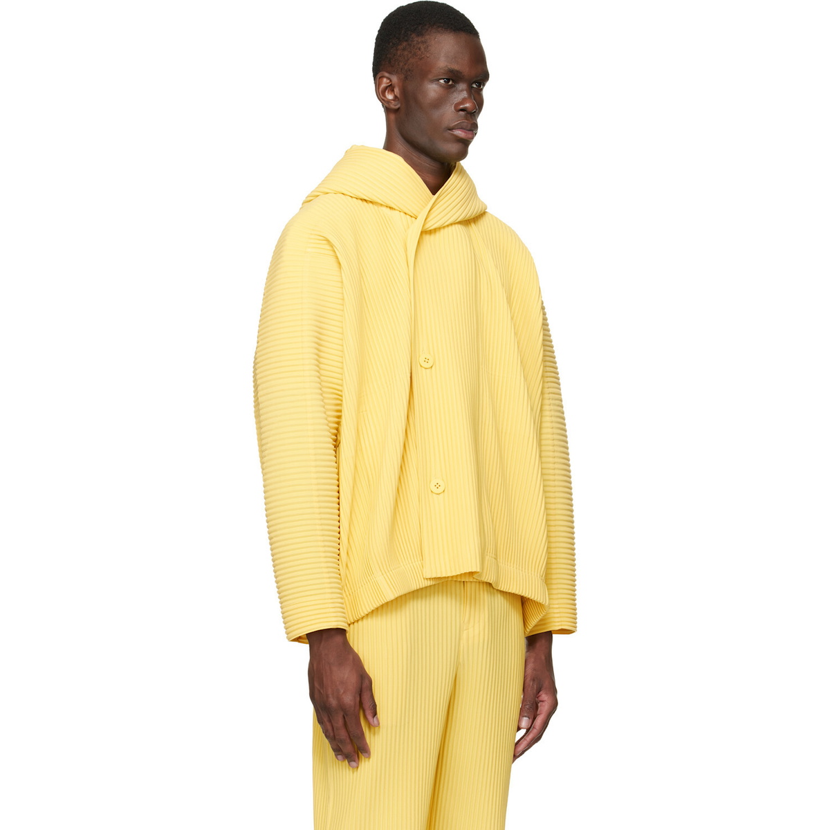 HOMME PLISSÉ ISSEY MIYAKE Yellow Monthly Colors March Jacket