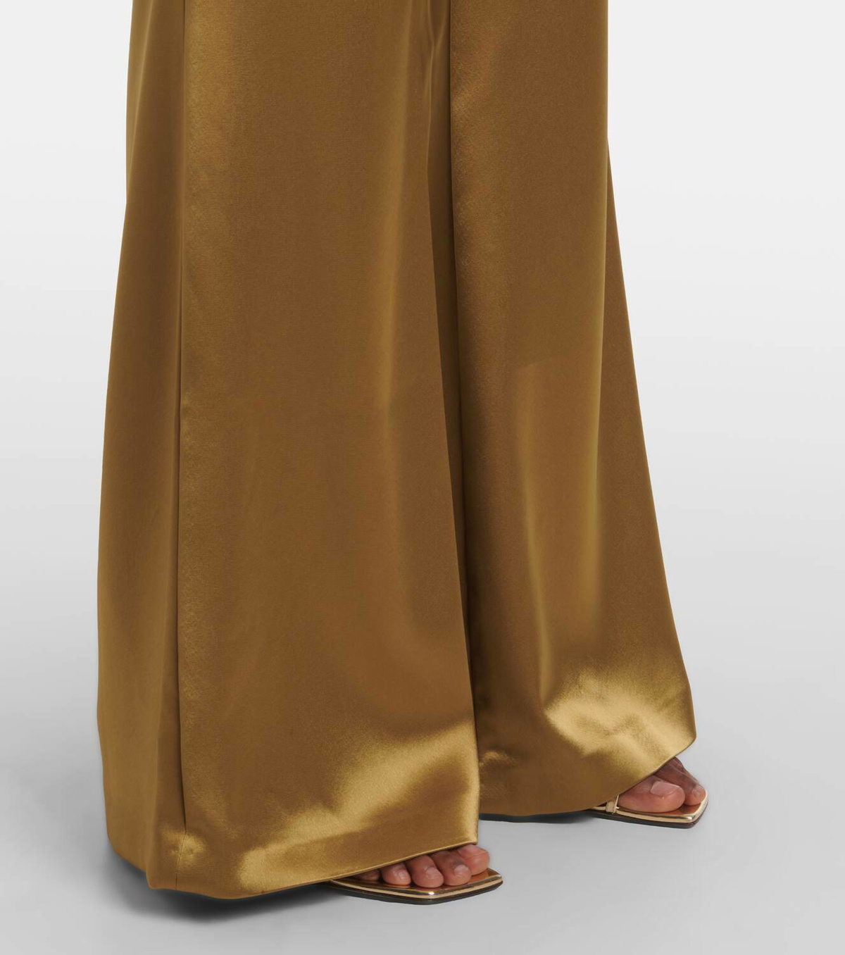 Galvan Atruvia satin wide-leg pants