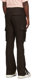 AMIRI Brown Flare Cargo Pants