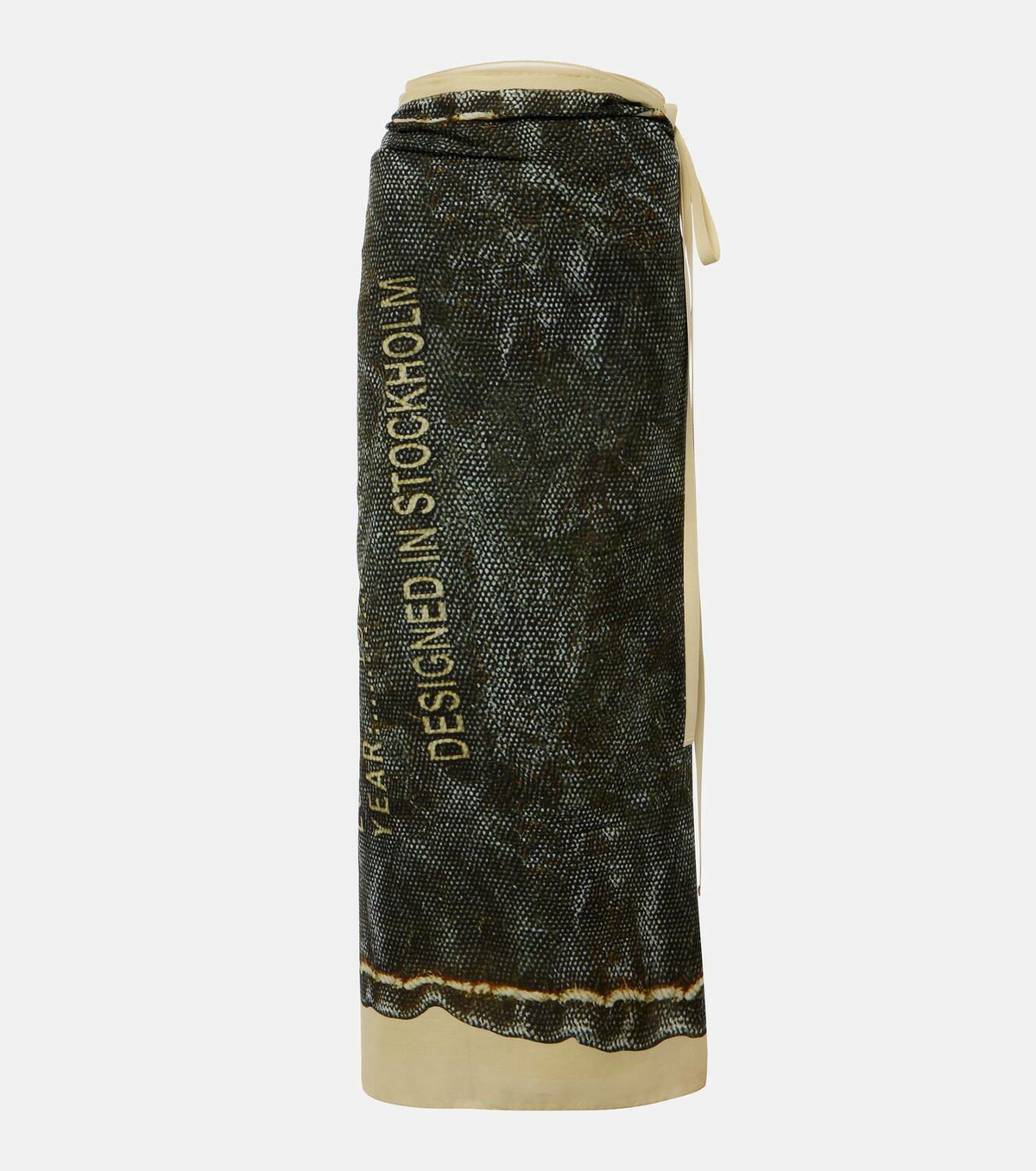 Acne Studios Logo cotton scarf