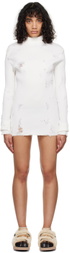 Doublet Off-White Destroyed Minidress
