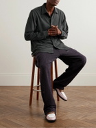 Small Talk - Brushed-Silk Shirt - Black