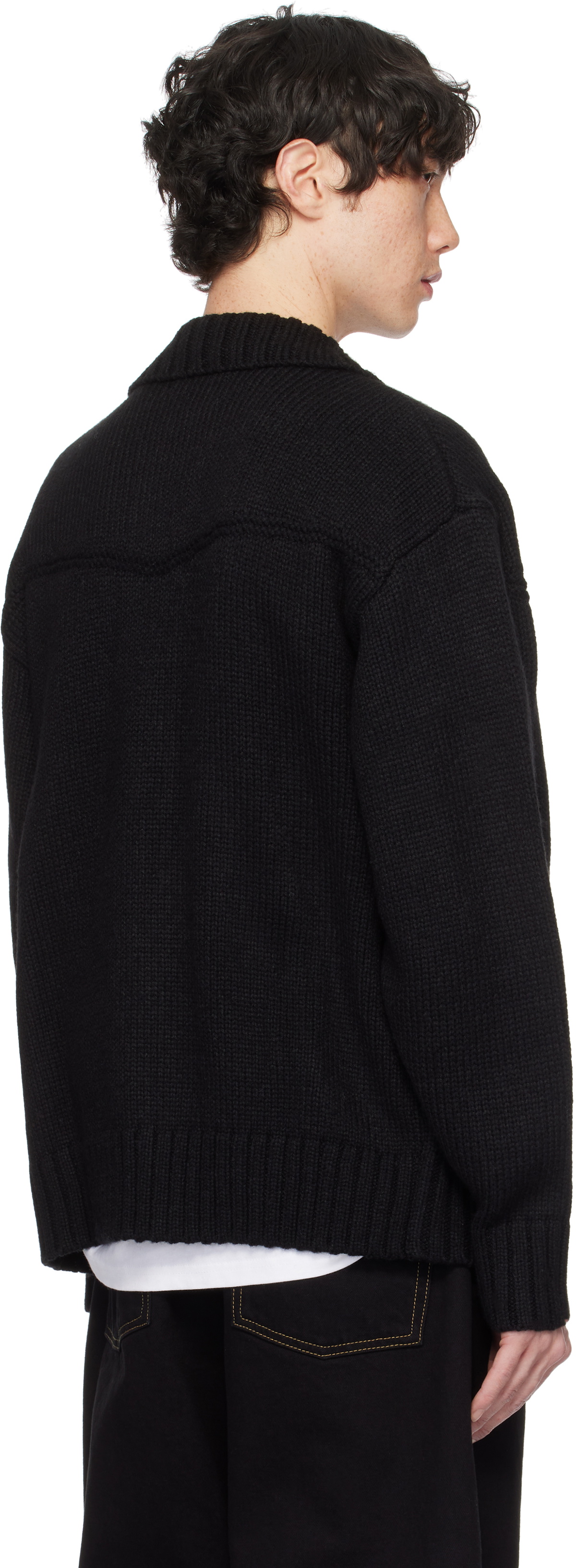 Carhartt Work In Progress Black Santa Fe Cardigan Carhartt WIP