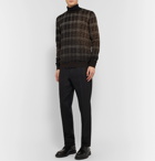 Fendi - Logo-Intarsia Wool Sweater - Brown