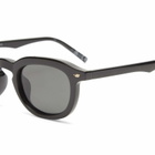 Le Specs Heart Throb Sunglasses in Black/Light Brown Mono 