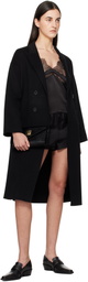 ANINE BING Black Small Elly Clutch Bag