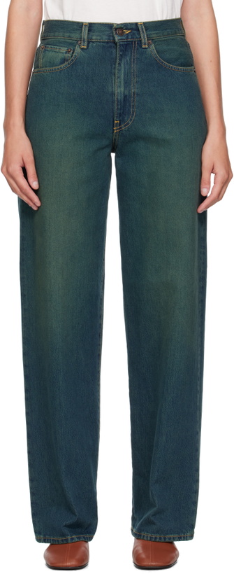 Photo: 6397 Blue Wide Jeans