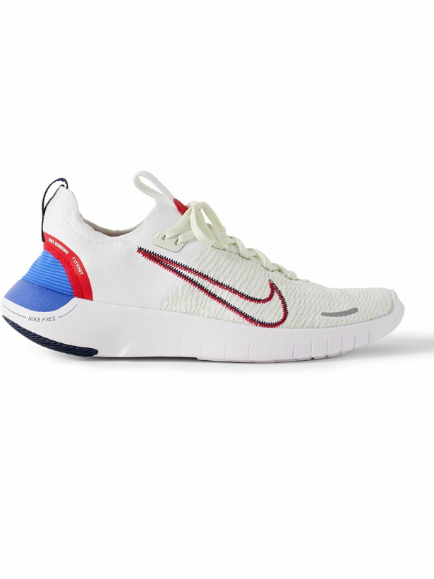 Photo: Nike Running - Free Run Next Nature Flyknit Running Sneakers - White