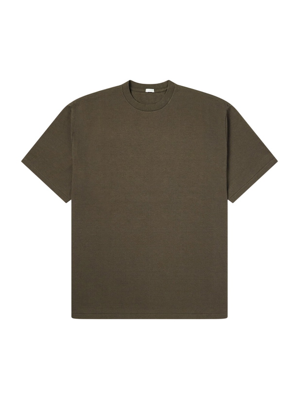Photo: A.PRESSE - Heavy Weight Cotton-Jersey T-Shirt - Green
