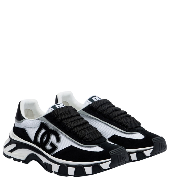 Photo: Dolce&Gabbana DG Country Road suede-trimmed sneakers