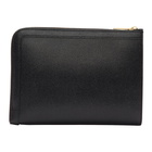 Thom Browne Black Mini Gusset Portfolio