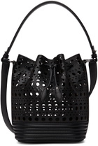 ALAÏA Black La Seau Openwork Shoulder Bag