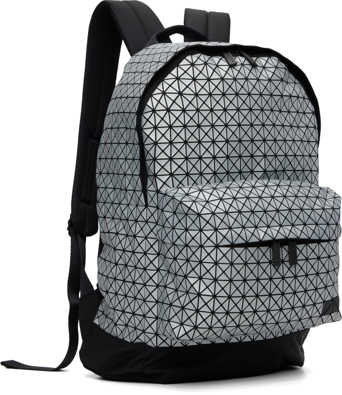 BAO BAO ISSEY MIYAKE Gray Daypack Reflector Backpack