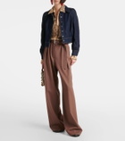 Dries Van Noten Cropped denim jacket