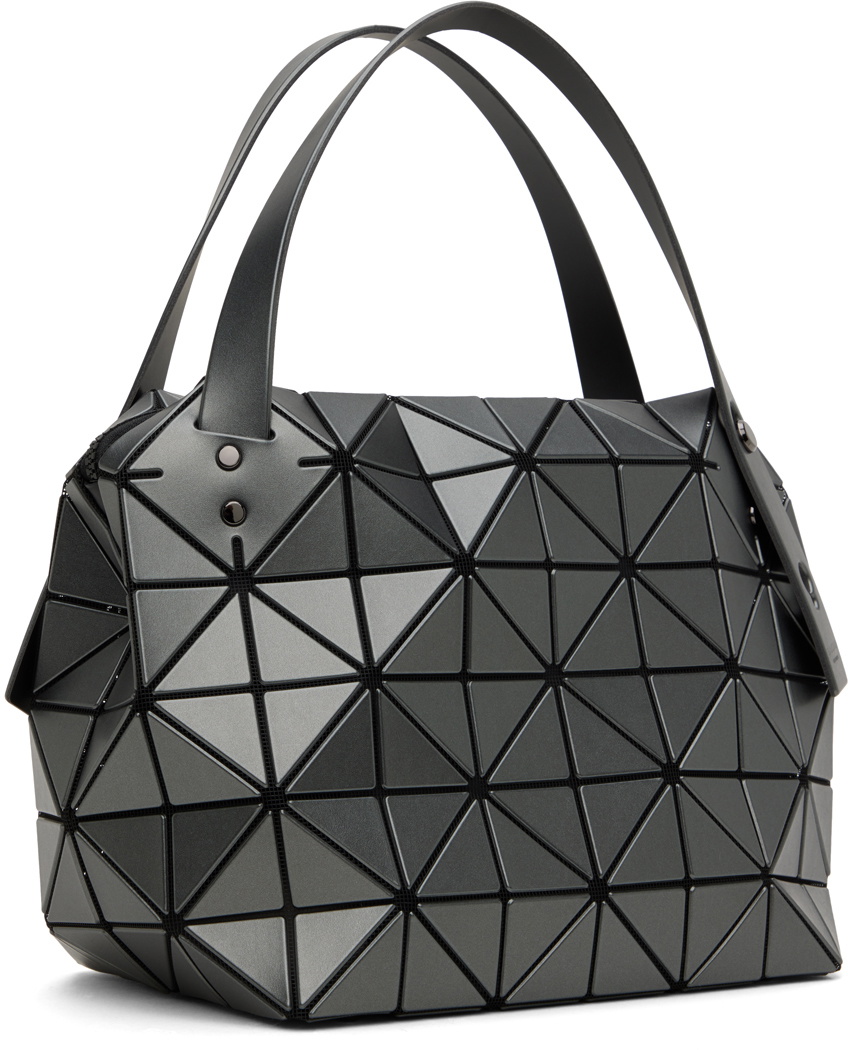 BAO BAO ISSEY MIYAKE Gunmetal Large Boston Bag Bao Bao Issey