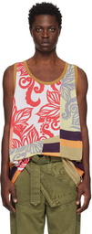 Dries Van Noten Multicolor Paneled Tank Top