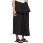 Jan-Jan Van Essche Black Seersucker 1 Skirt