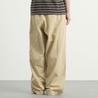 Kaptain Sunshine Men's Cotton Drill Wide Pants in Khaki