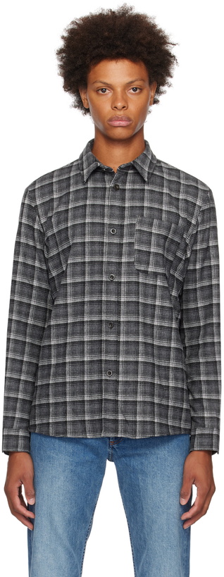 Photo: A.P.C. Gray Trek Shirt