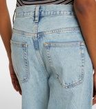 Frame The Bow Crop barrel-leg jeans