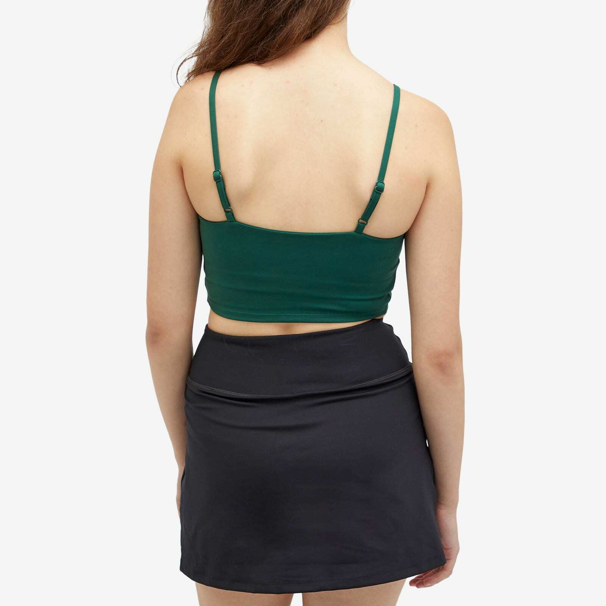 New Balance Women's Soft Bra Top in Nightwatch Green