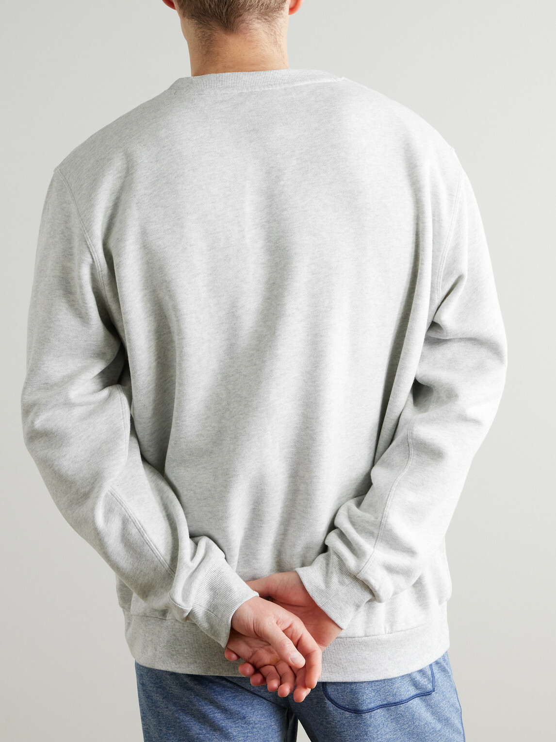 Lululemon - Steady State Cotton-Blend Jersey Sweatshirt - Gray