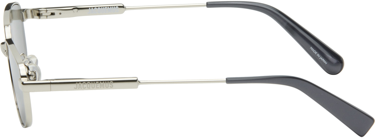 JACQUEMUS Silver 'The Sera' Sunglasses