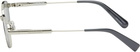 JACQUEMUS Silver 'The Sera' Sunglasses