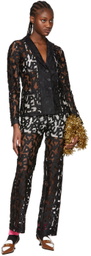 Puppets and Puppets Black Polyester Blazer