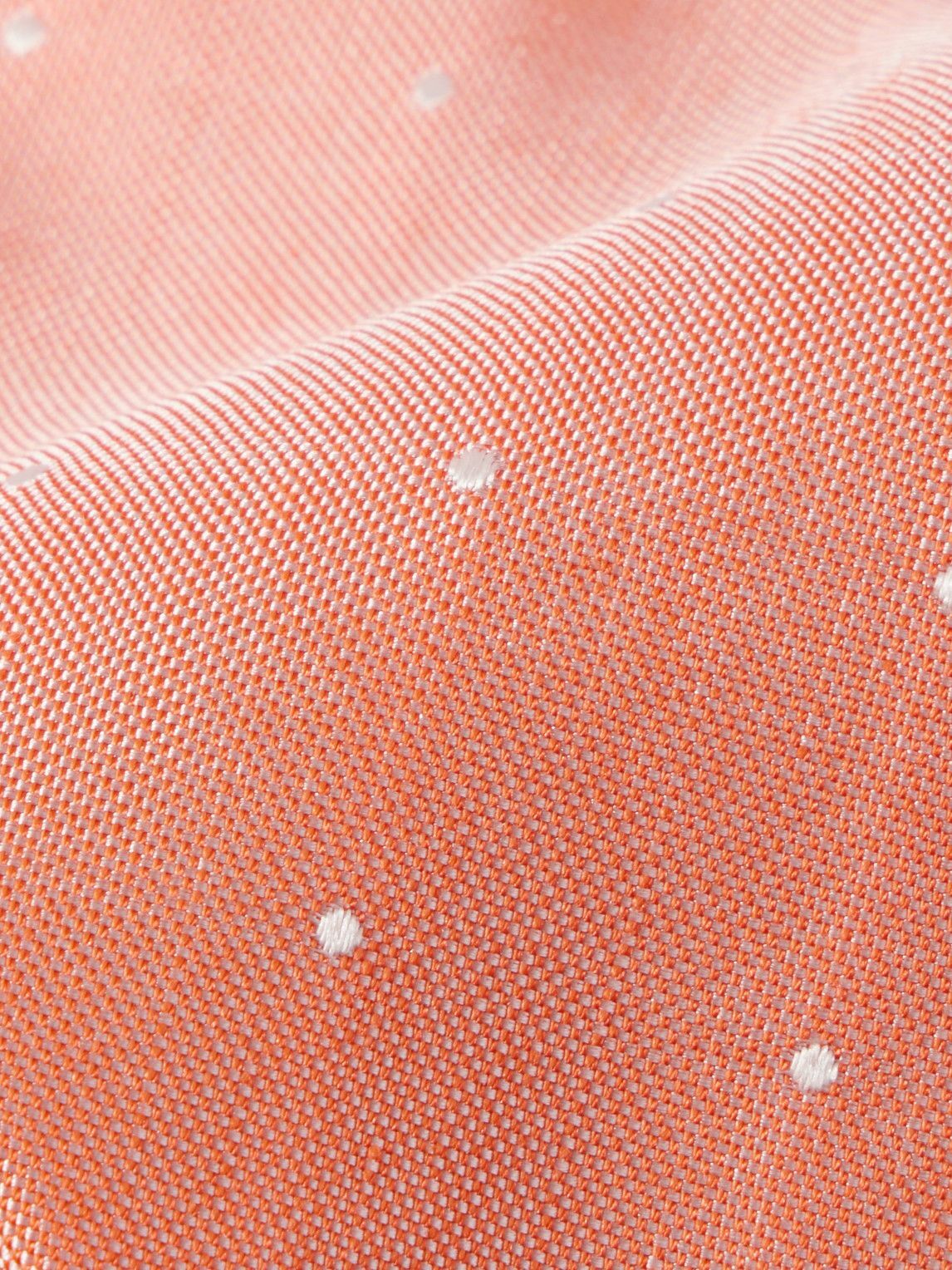 Paul Smith - 8cm Embroidered Silk and Linen-Blend Tie