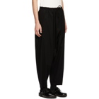 Yohji Yamamoto Black Regular Sarouel Trousers