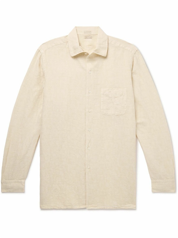 Photo: Massimo Alba - Bowles Linen and Cotton-Blend Shirt - Neutrals