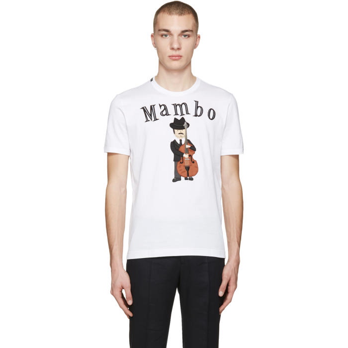 Photo: Dolce and Gabbana White Mambo T-Shirt