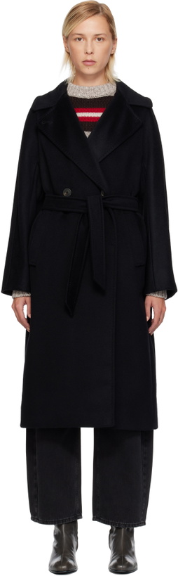 Photo: Weekend Max Mara Black Resina Coat