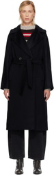 Weekend Max Mara Black Resina Coat