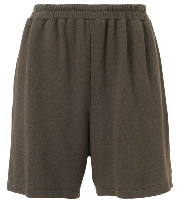 Photo: The Row Gana cotton and cashmere terry shorts