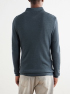 Mr P. - Cashmere and Silk-Blend Polo Sweater - Green